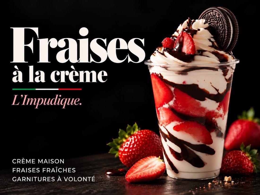 Fraises à la crème